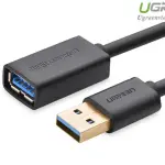 UGREEN USB 3.0 تمديد ذكر كابل 0.5m (أسود)