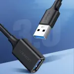 UGREEN USB 3.0 تمديد ذكر كابل 1.5m (أسود)