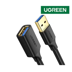 UGREEN USB 3.0 تمديد ذكر كابل 1.5m (أسود)