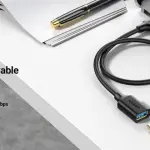 UGREEN USB 3.0 تمديد ذكر كابل 3m (أسود)