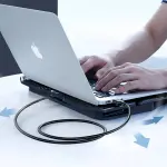 UGREEN USB 2.0 A ذكر إلى A ذكر كابل 3m (أسود)