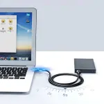 UGREEN USB 2.0 A ذكر إلى A ذكر كابل 3m (أسود)