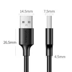 UGREEN USB 2.0 A ذكر إلى A ذكر كابل 3m (أسود)