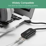 UGREEN USB 2.0 External Sound محول (أبيض)