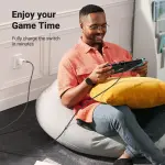 UGREEN USB-C ذكر إلى USB-C أنثى Gen2 غلاف ألمنيوم مضفر كابل تمديد 1m (Dark رمادي)