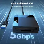 UGREEN USB 3.0 All-دخل-One قارئ بطاقات 50cm