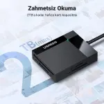 UGREEN USB 3.0 All-دخل-One قارئ بطاقات 50cm