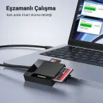 UGREEN USB 3.0 All-دخل-One قارئ بطاقات 50cm