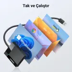 UGREEN USB 3.0 All-دخل-One قارئ بطاقات 50cm