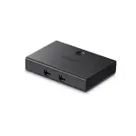 UGREEN USB 2.0 مشاركة مبدّل 2x1 (أسود)
