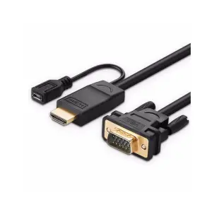 View UGREEN HDMI to VGA Converter Cable 1.5m (Black)