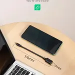 UGREEN USB-C ذكر إلى USB 3.0 A أنثى OTG كابل أسود 15CM
