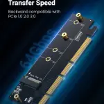 UGREEN PCIe 4.0(16×) إلى M.2 NVMe Expansion Card