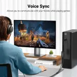 UGREEN USB 2.0 External Sound محول (أسود)