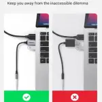 UGREEN USB 2.0 إلى 3.5mm Audio محول ألمنيوم Alloy 25cm (Dark رمادي)