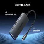 UGREEN USB-C إلى 2× USB-A 3.2+2×USB-C محول موزع حتى 10Gpbs (ألمنيوم علبة)