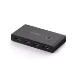 UGREEN 2 دخل 4 خرج USB 2.0 صندوق مفتاح مشاركة