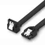 UGREEN Angled كابل بيانات SATA 3 0.5m (أسود)