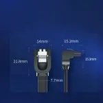UGREEN Angled SATA 3 Data Cable 0.5m (Black)
