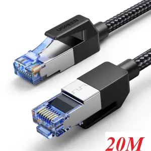 UGREEN Cat8 Pure Copper Ethernet Cable Braided 20m (Black)