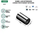 UGREEN RJ45 إيثرنت موصل حتى 100Meters Transmission Distance (أسود)