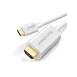 UGREEN USB Type C to HDMI Cable Male to Male ABS Case 1.5m (White)