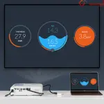 UGREEN USB Type C إلى HDMI + VGA محول (أبيض)