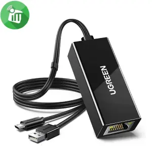 عرض UGREEN Ethernet Adapter for TV Stick (Black)