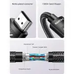 UGREEN 4K HDMI Cable Male to Male Braided 1m 4K@60Hz HDMI 2.0