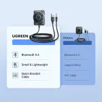 UGREEN محول صوت مستقبِل بلوتوث