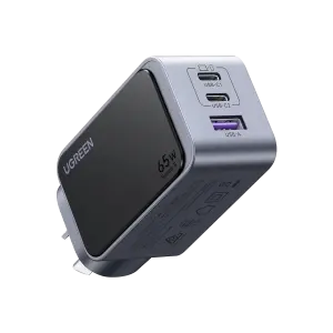 عرض UGREEN Nexode S 65W 3-منفذ شاحن GaN سريع أوروبي