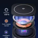 UGREEN 2-دخل-1 مغناطيسي شاحن لاسلكي 15W شحن سريع Qi2