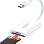 UGREEN 2-دخل-1 USB-C قارئ بطاقات