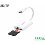 UGREEN 2-دخل-1 USB-C قارئ بطاقات