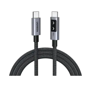 عرض UGREEN Uno USB-C إلى USB-C PD كابل شحن سريع 100W 5A Max 2m