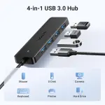 UGREEN USB-A 3.0(5Gbps）إلى 4 *USB-A 3.0 محول 1M