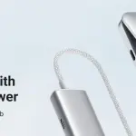 UGREEN 5-دخل-1 USB-C إلى HDMI HDMI 4K@30Hz + 3*USB 3.0 A+PD Power محول creamy أبيض