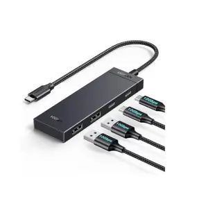 UGREEN 4-منفذ USB 3.2 Gen 2 موزع USB-C إلى 2xUSB-A + 2xموزع USB-C