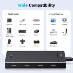 UGREEN 4-منفذ USB 3.2 Gen 2 موزع USB-C إلى 4xموزع USB-C
