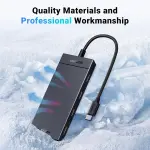 UGREEN 4-منفذ USB 3.2 Gen 2 موزع USB-C إلى 4xموزع USB-C