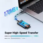 UGREEN 2-دخل-1 USB-C قارئ بطاقات