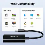 UGREEN 2-دخل-1 USB-C قارئ بطاقات