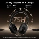 UGREEN HiTune Max5c سماعات رأس هجينة بخاصية إلغاء الضوضاء النشط أسود