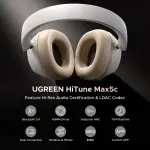 UGREEN HiTune Max5c Hybrid Active Noise-Cancelling Headphones White