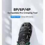 UGREEN أداة كبس متعددة الوظائف لموصلات RJ45 فئة Cat5/6/7/8