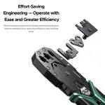 UGREEN أداة كبس متعددة الوظائف لموصلات RJ45 فئة Cat5/6/7/8