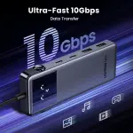 UGREEN 6-دخل-1 Uno USB-C إلى HDMI+2*USB 3.2 A+2*USB 3.2 C+PD Power محول