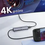 UGREEN 6-دخل-1 USB-C إلى HDMI 4K@60Hz + 2*USB-A 3.2+2*USB 3.2 C+PD Power محول