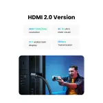 UGREEN 4K كابل HDMI ذكر إلى ذكر مضفر 5m 4K@60Hz HDMI 2.0
