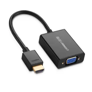 View UGREEN HDMI to VGA Converter with Audio (Black)